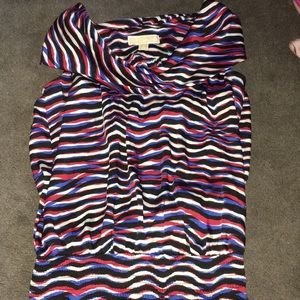 Michael Kors Red White & Blue blouse